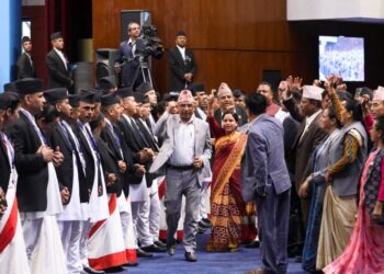 प्रतिनिधिसभामा एमाले सांसदहरुले नाराबाजी