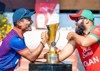 कीर्तिपुरमा ओमानविरुद्ध नेपाल : खेल सुपरओभरमा