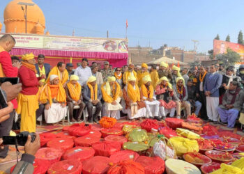 जनकपुरधामबाट अयोध्याका लागि भार यात्रा प्रस्थान