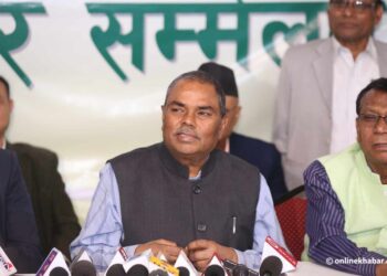 पार्टी फुटेपछि उपेन्द्र यादवको पत्रकार सम्मेलन : प्रधानमन्त्री समेत भ्रममा परेको पाइयो