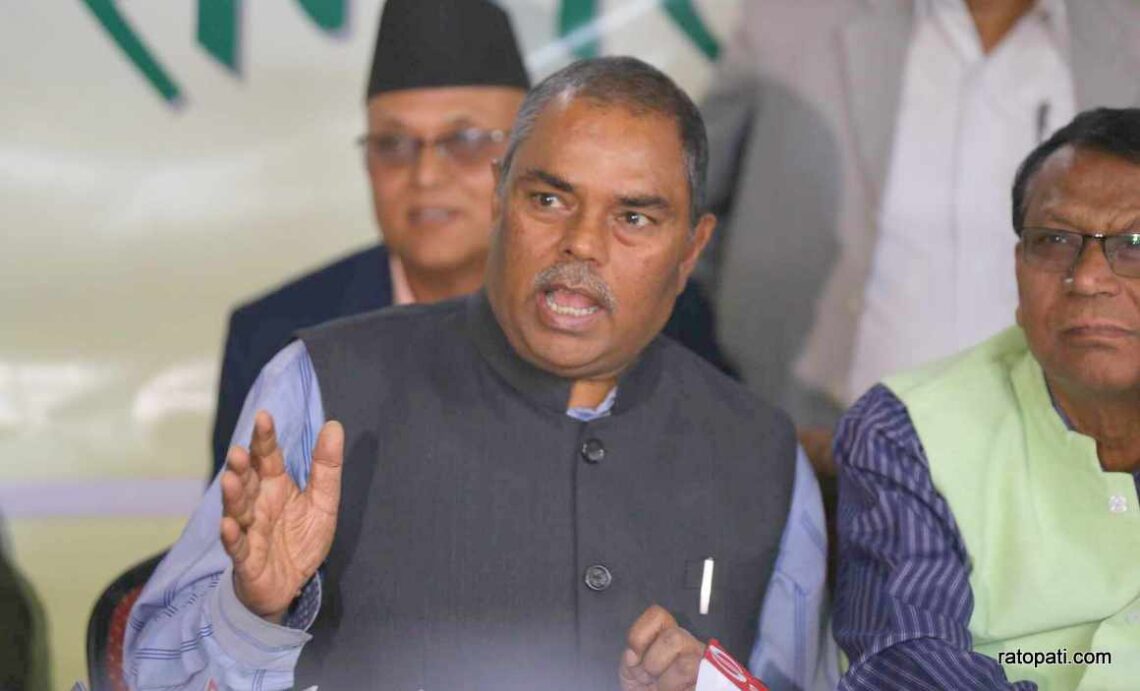 बाढी पीडितलाई राहत दिन उपेन्द्र यादवको माग