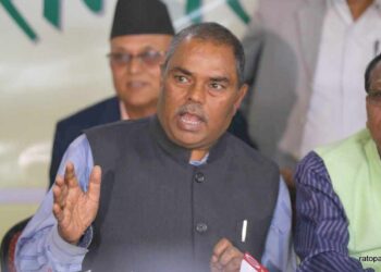 बाढी पीडितलाई राहत दिन उपेन्द्र यादवको माग