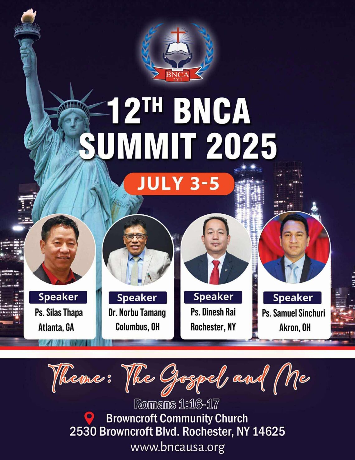 १२औं बीएनसीए सम्मेलन २०२५ को भव्य तयारी सुरु : जुलाई ३-५ मा अमेरिकाको रोचेस्टरमा हुने