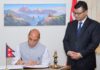 नेपाली दूतावास पुगेर भारतका रक्षामन्त्रीले भने- सुख दुःखको साथी हौं, उद्धारमा सघाउँछौं